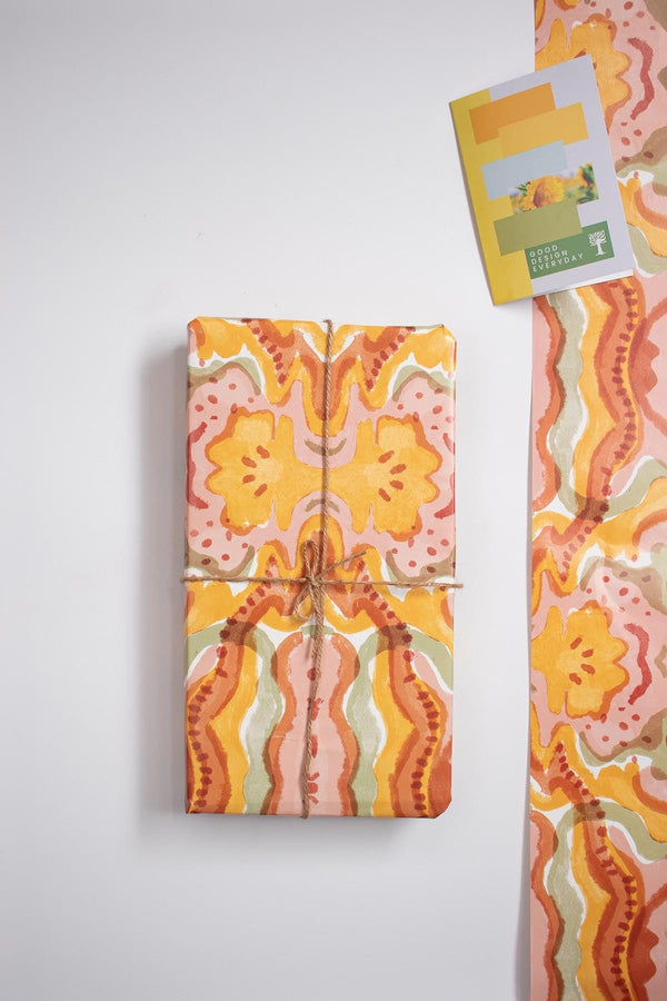 Mansara Multi-Colored Gift Wrapping Paper (Set Of 6)