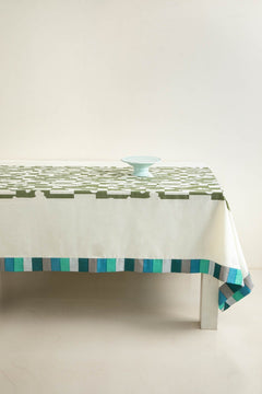 Palmyrah Sage Green Table Cover