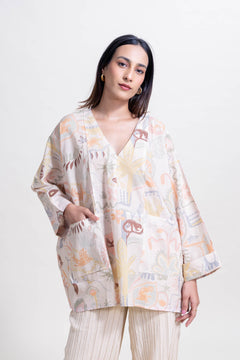Treehouse Tunic Top (Birdie Blush)