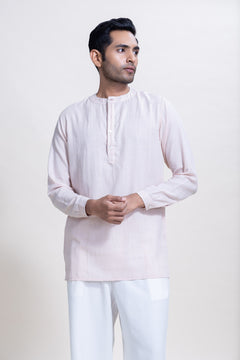 Whisper Short Kurta (Blush)
