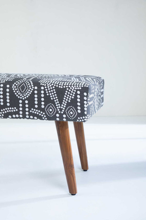 PRINT & PATTERN UPHOLSTERY FABRICS Bold Sej Printed Upholstery Fabric (Charcoal)