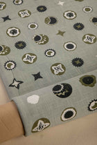 Celestial Sky Printed Upholstery Fabric (Lunar Grey)
