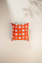 Celestial Sky Amber Orange Cushion Cover (41 X 41 Cm)