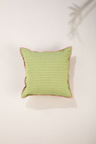 Code Shadow Fresh Green Cushion Cover (41 X 41 Cm)