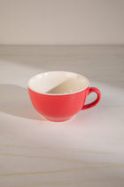 Color Pop Ceramic Java Coffee Mug (Coral)
