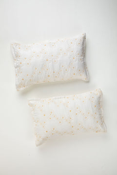 Daisy Field Ecru Pillow Cover Set (Set of 2)