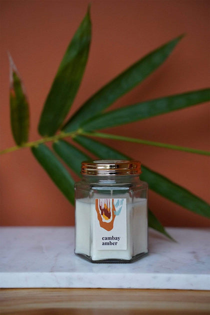 Dark amber and ginger best sale lily candle