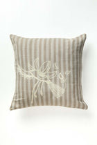 Eye In The Sky Beige Grey Cushion Cover (61 X 61 Cm)
