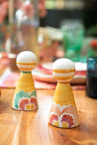 Gypsy Rose Ceramic Salt And Pepper Shaker (Set Of 2)