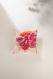 PRINT & PATTERN CUSHIONS Jambu Pink Spice Cushion Cover (41 Cm X 41 Cm)
