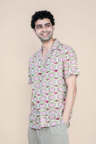 Landfall Ogee Camp Shirt (Mineral Green)