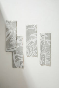 Madellion Tree Taupe Dinner Napkin (Set Of 4)