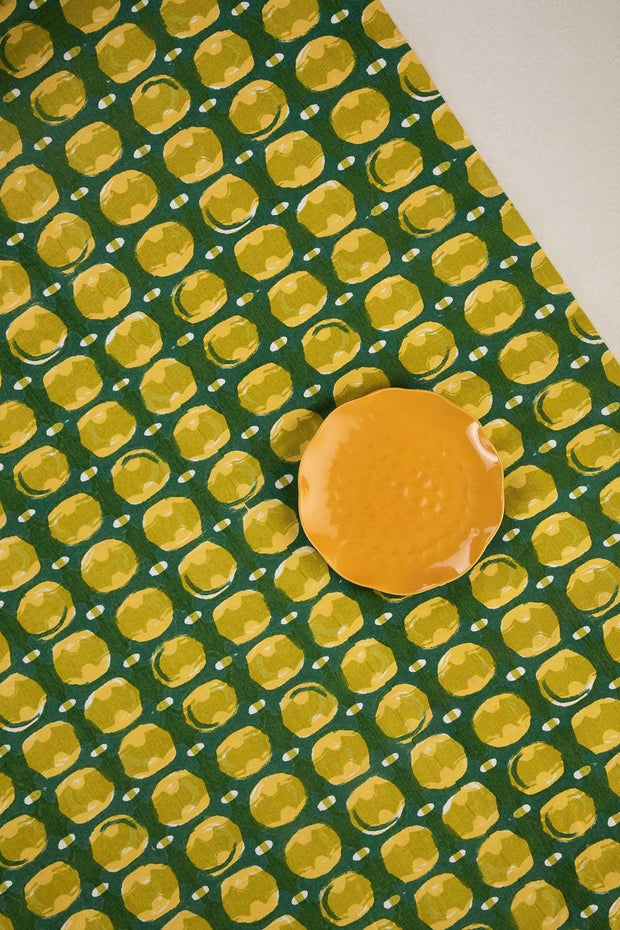 PRINT & PATTERN UPHOLSTERY FABRICS Marica Printed Upholstery Fabric (Green Pepper )