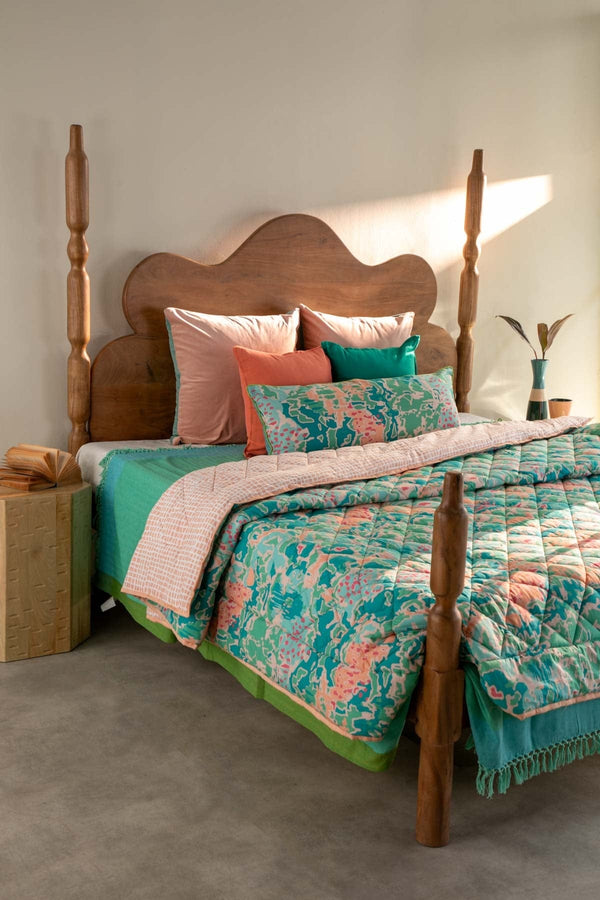 Miramar Acacia Wood Bed