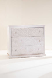 CHEST OF DRAWERS Monsoon Forest Hand Carved Chest Of Drawers