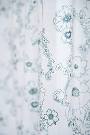 PRINT & PATTERN SHEER FABRICS Naalku Outline Sheer Fabric And Curtains