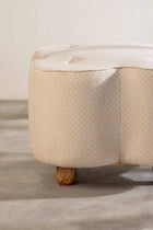 Nilgiri Geo Patterned Upholstery Fabric (Beige)