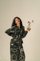 Nu Primitive Boxy Shirt (Nightfall Neutral)