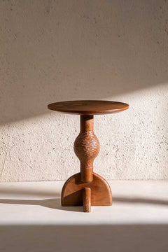 Orbit Acacia Wood Side Table