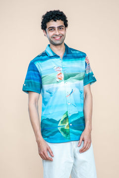 Pangong Lake Resort Shirt (Water Blue)