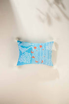 Phases Of Moon Aqua Blue Cushion Cover (36 X 50 Cm)