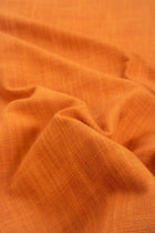 Raffia Ginger Orange Solid Upholstery Fabric