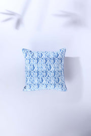 PRINT & PATTERN CUSHIONS Sabal Blue Cushion Cover (41 Cm X 41 Cm)