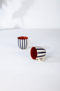 Sabar Striper Baga Mug (Set Of 2)