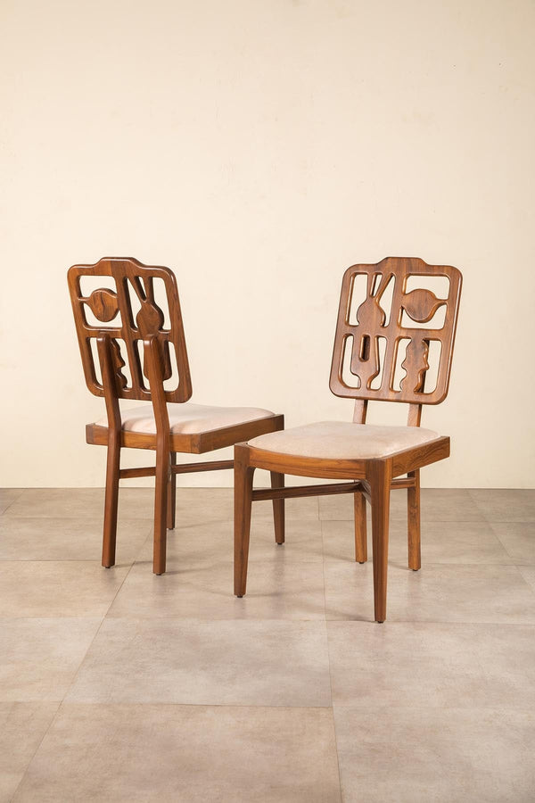 Senhur Teak Wood Dining Chair