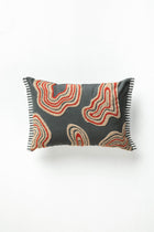 Shifting Sands Charcoal Cushion Cover (36 X 51 Cm)