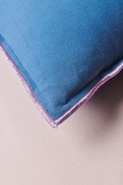 SOLID & TEXTURED CUSHIONS Solid Blue Cushion Cover (46 Cm X 46 Cm)