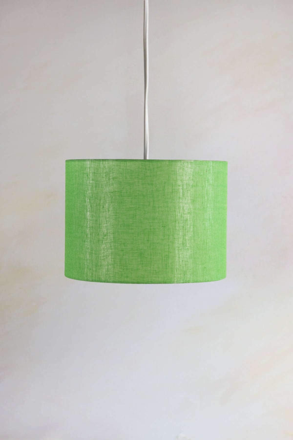 Solid Large Drum Pendant (Sage Green)