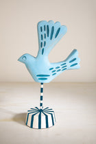 Song Bird Wood Animal Figurine
