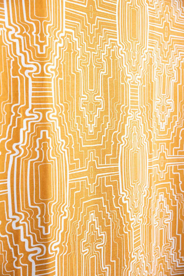 PRINT & PATTERN HEAVY FABRICS Taram Printed Heavy Fabric And Curtains (Sand)