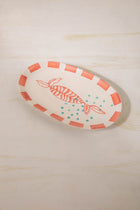 Toddy Palm Ceramic Oval Platter