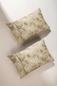 Udanti Birds Sand Pillow Cover (Set of 2)
