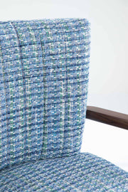 SOLID & TEXTURED UPHOLSTERY FABRICS Wetlands Tweed Upholstery Fabric (Algae Blue )