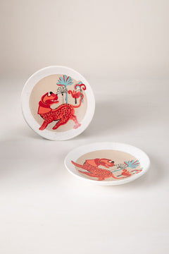 Yali Ceramic Snack Plate (Set Of 2)
