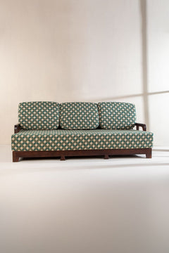 Cabana Lattice Sofa (Walnut)