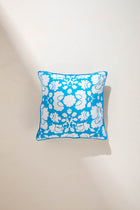 Gypsy Rose Aqua Blue Cushion Cover (41 X 41 Cm)
