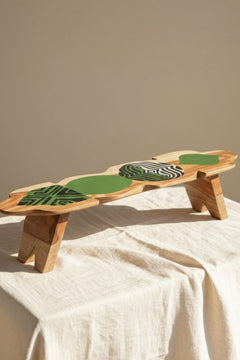 Roz Illusion Green Center Piece