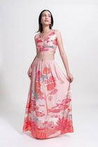 Mindscape Gathered Skirt (Peach Haze)