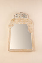 Peacock Wall Mirror (Bleached White)