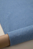 Solid Twisted Water Blue Upholstery Fabric