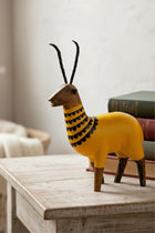 Golden Buck Hand Painted Animal Figurine