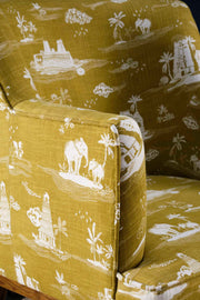 UPHOLSTERY FABRIC Coromandel Printed Upholstery Fabric (Leaf Green)
