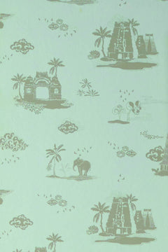 Coromandel Washed Green Wallpaper (Narrative)