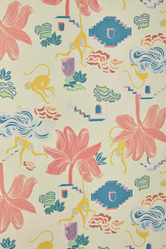 Monkii White And Orange Wallpaper (Narrative)