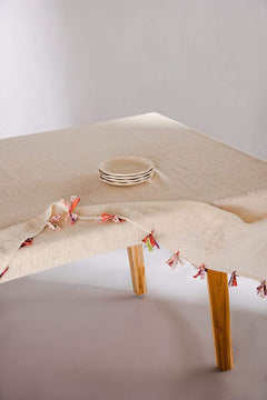 Buna Natural Table Cover