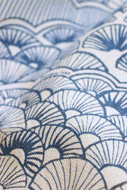 UPHOLSTERY FABRIC SWATCH Kabo Blue Upholstery Fabric Swatch
